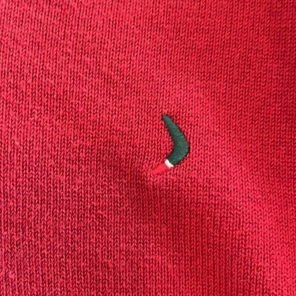 Boomerang Pullover sweater V-neck red size Medium - Picture 4 of 8